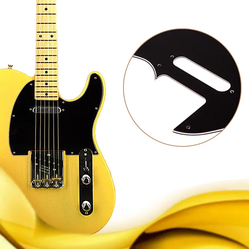 3-слойный Tele Style электрогитара защита от царапин подходит для Telecaster черный | Спорт