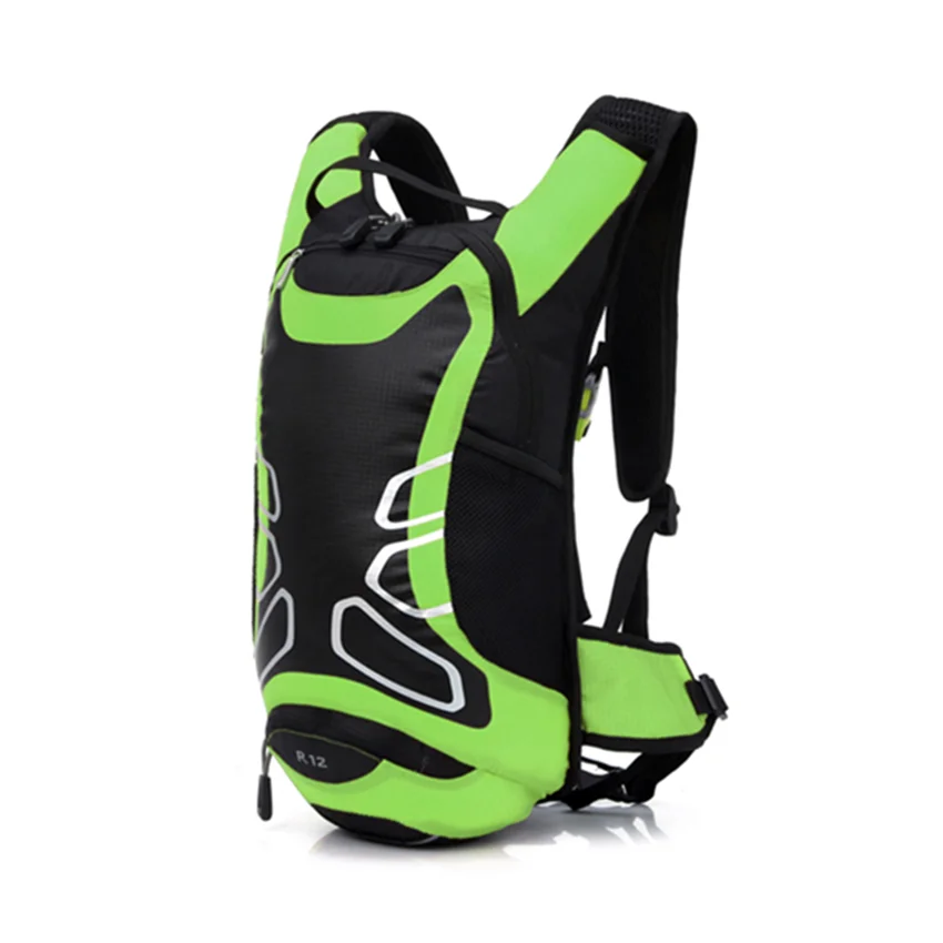 bicycle Backpack 12L велосипед велосипедные сумки велосипедный рюкзак тканевый резервуар для воды Сверхлегкий на открытом воздухе Спорт езда MTB Тактический походный военный рюкзак - Цвет: bicycle Backpack