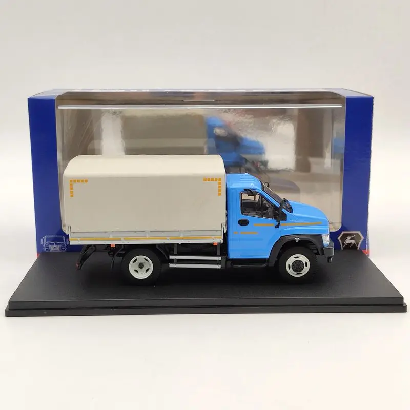 

ABTONPOM GAZ C41R11 ГАЗ H232 Truck Blue Diecast Models Car Russia 1:43 HAW