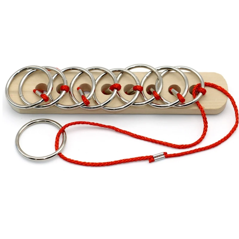 

16-piece brain teaser metal ring puzzle set A2UB
