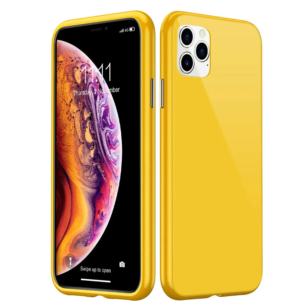 Цвет: желтый KISSCASE металлический магнитный чехол для iPhone X 7 8 7plus 8plus 11 Pro Max XR XS MAX чехол HD закаленное стекло магнит чехол для телефона крышка - Цвет: Цвет: желтый