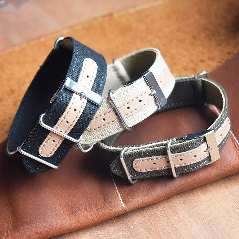 

Ремешок Onthelevel Nato для наручных часов, нейлоновый браслет Zulu для мужчин и женщин, с серебристой пряжкой с язычком, 18 мм 20 мм 22 мм