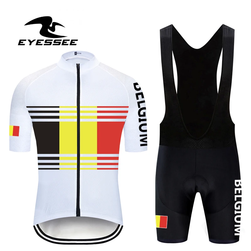 EYESSEE New! Дышащая одежда для велоспорта из Бельгии 2020 летняя велосипедная мужская командная Трикотажный