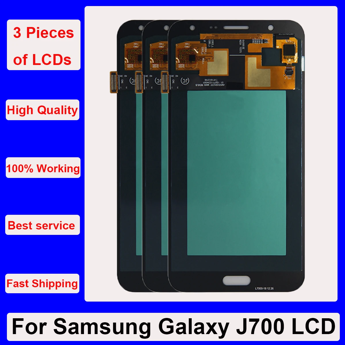 Оптовая продажа j700 дисплей для Samsung Galaxy J7 2015 J700 lcd SM-J700F J700H J700M J700P ЖК-дисплей +