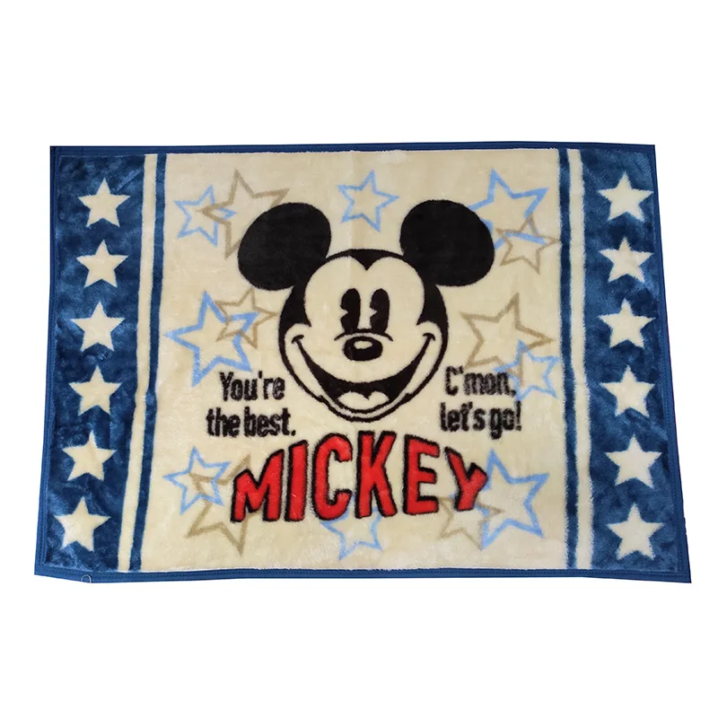 Mickey 1 Дисней мультфильм Микки Минни Маус запутанное детское одеяло s мини пледы 70x100 см маленькое одеяло для ребенка на кровать кроватка самолет автомобиль - Цвет: Mickey 1