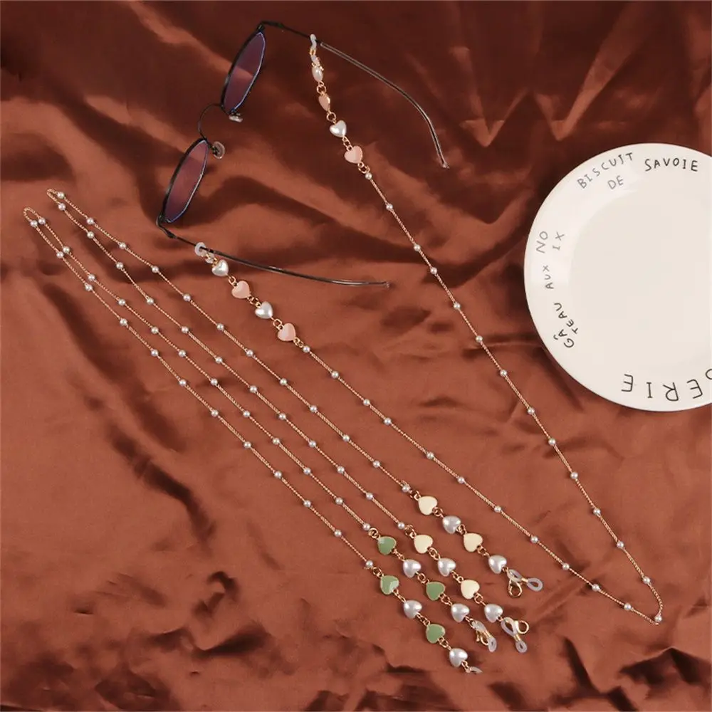 

Fashion Love Heart Rope Neck Strap Eyeglasses Lanyard Mask Holder Mask Chains Sunglasses Chain Glasses Chain