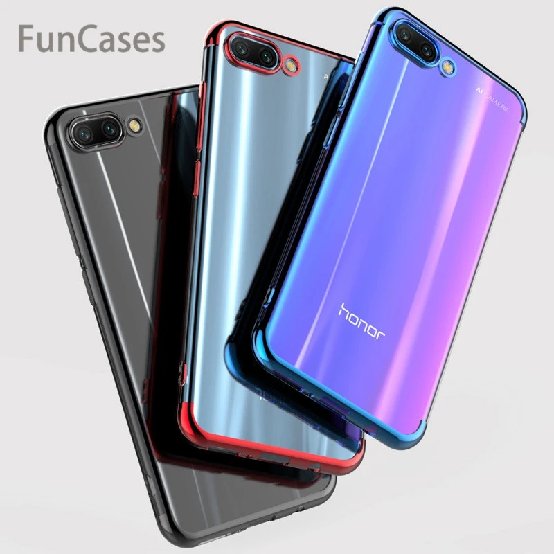 Huawei Honor 9 Lite 10 Funda Силиконовое тонкое прозрачное покрытие Мягкий ТПУ чехол huawei 8 8Pro