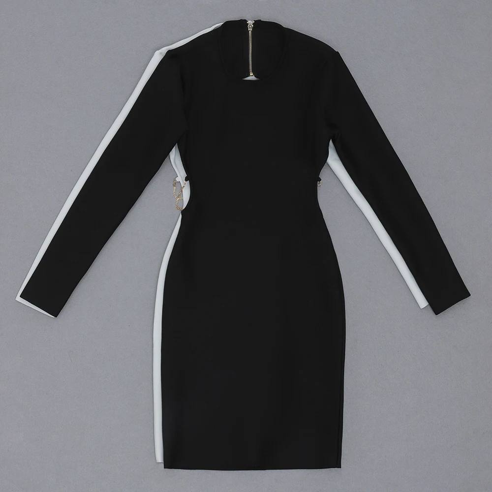 

VC Women's Dresses For Important Occasions, Party Dresses Backless Chain Design Bandage Dresses