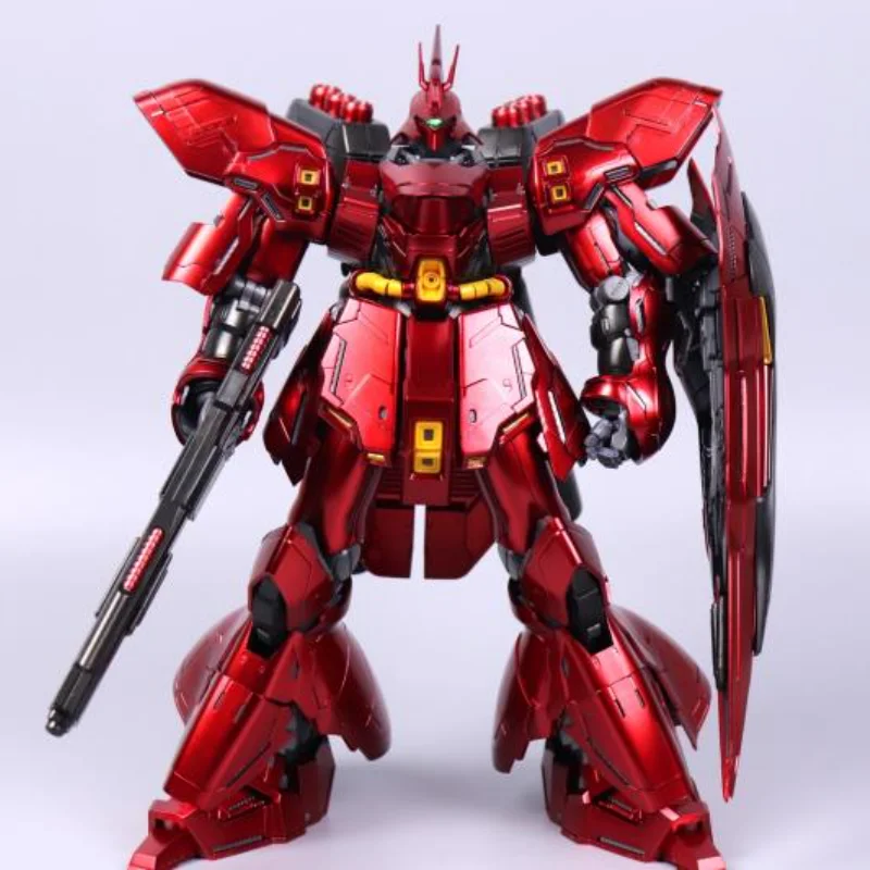 

Spot Up To MG 1:100 Electroplated Version of Sazabi Kasha Assembled Warrior Model Decoration Toy Puzzle Gift