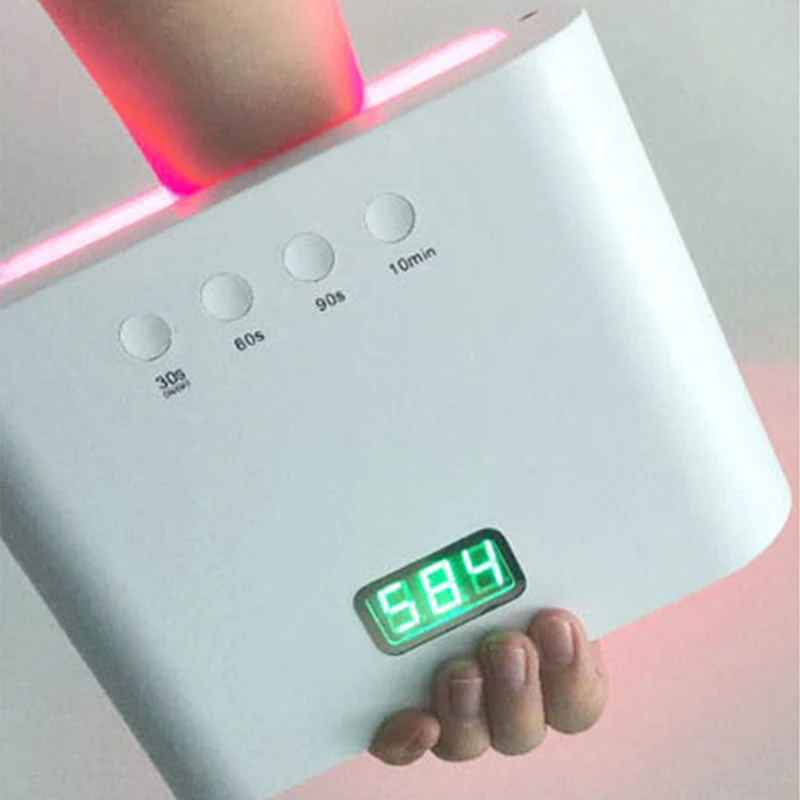 

90W Rechargeable Nail LED Lamp Gel Polish Dryer Minicure Light Nail Oven Baker Wireless UV Nail Lamp