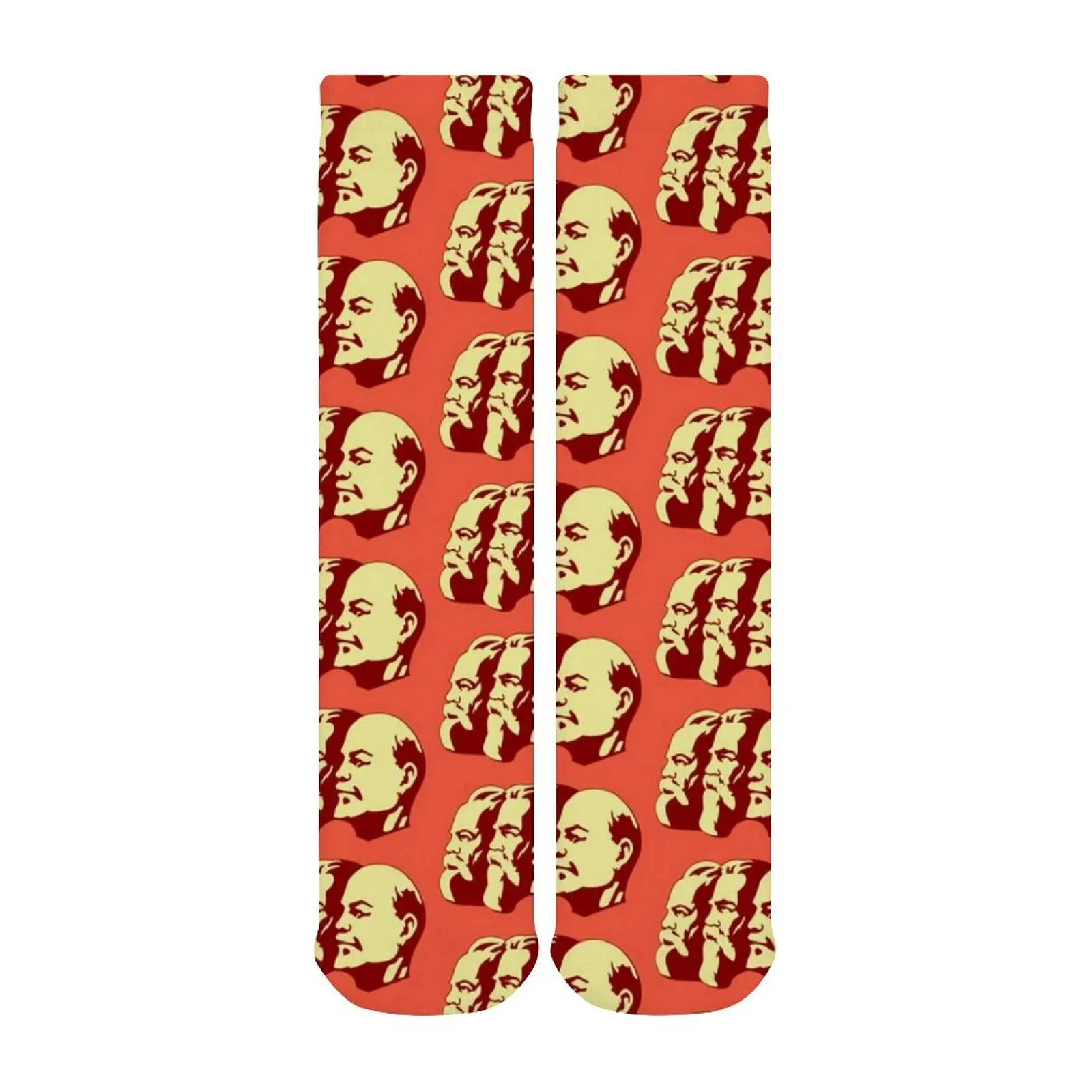 

VladimirLenin Socks Runner Large Chemical Fiber Stockings Print Yoga Antiskid Matching Socks