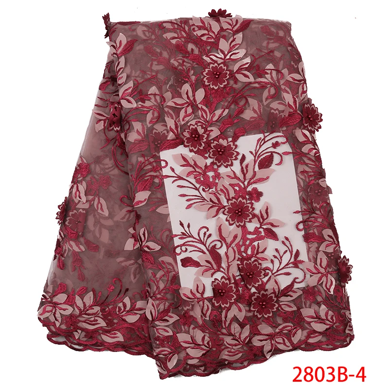 Французская кружевная ткань 3D кружевные аппликации Высококачественная