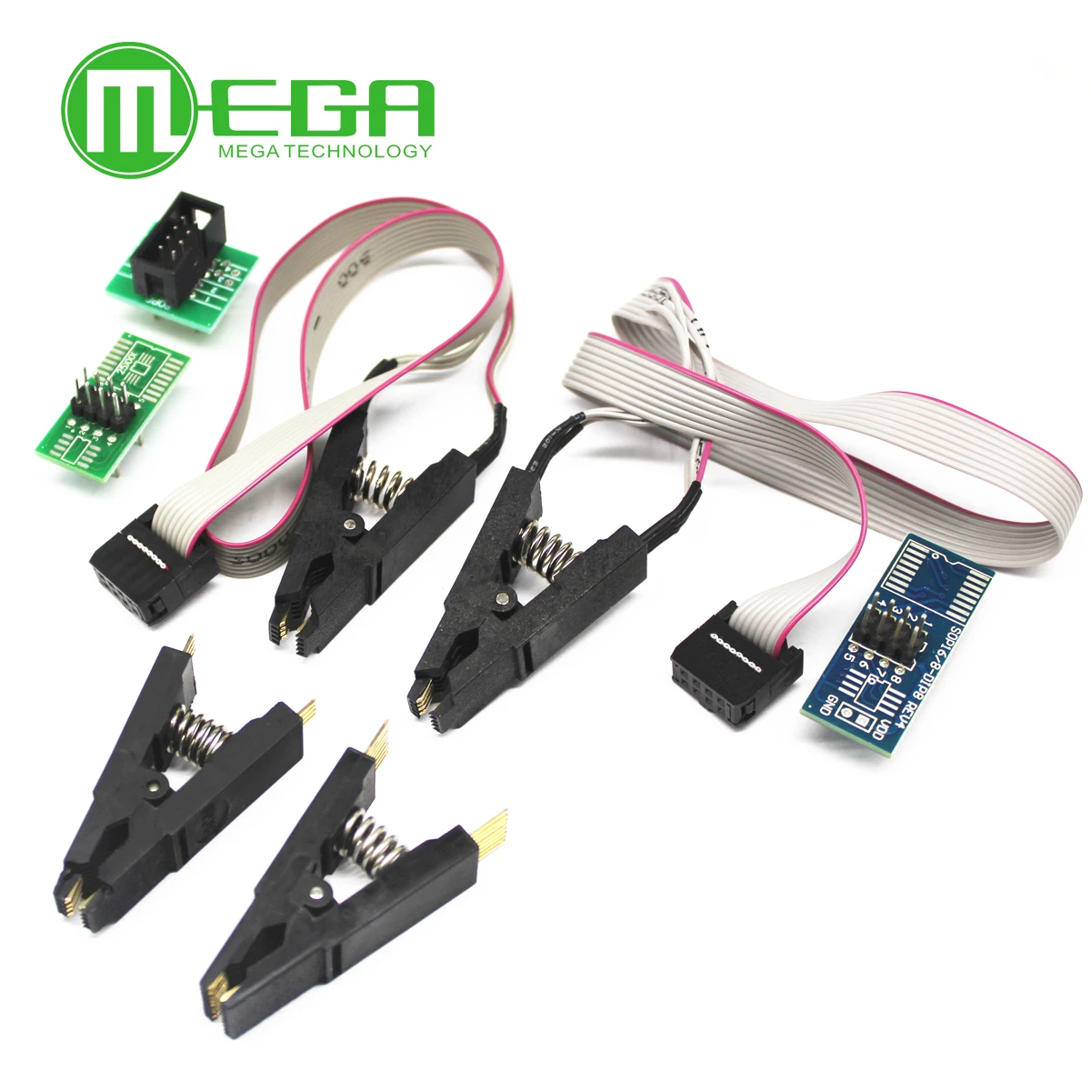 Программист тестовый зажим SOP8 SOP16 SOP SOIC 8 SOIC8 DIP8 DIP Pin IC | Электронные компоненты и