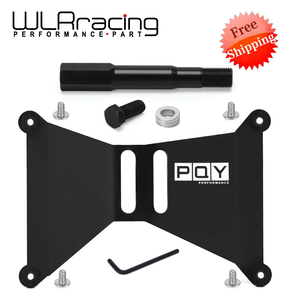 

Aluminum PQY Dual Position Front License Plate Holder Relocator Kit FOR Subaru 2015-17 WRX/STi