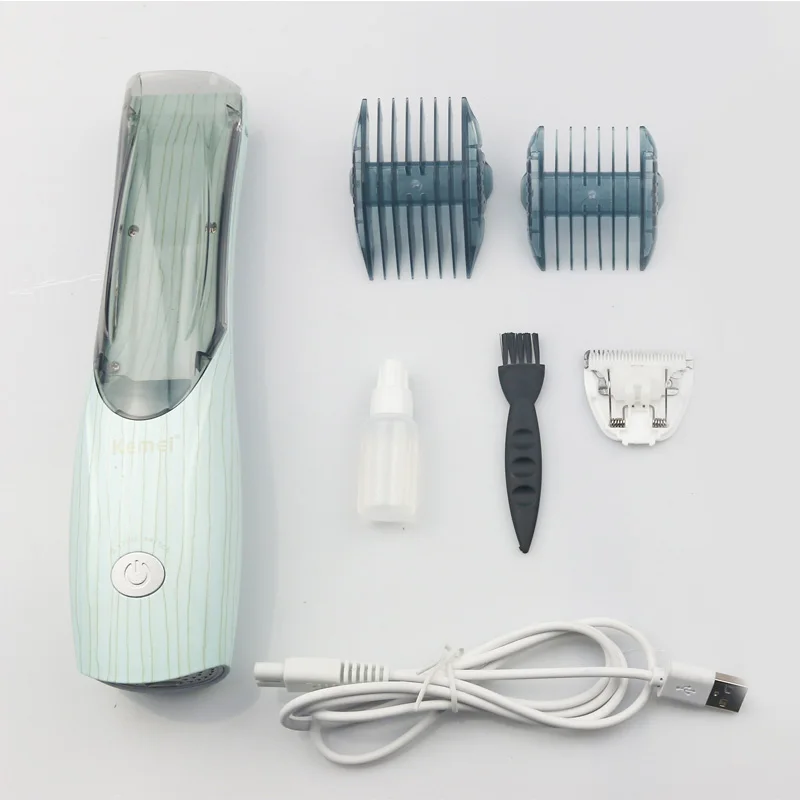 

Kemei-78 Professional Hair Trimmer Beard Hair Clipper Ceramic Head Automatic Electric Hair Cutting Machine Hair Suction Device