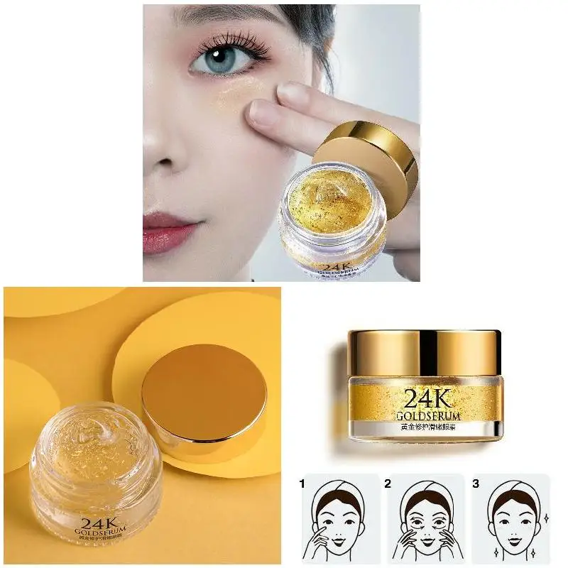

High Quality Gold Repairing Eye Cream Anti-Age Gel Dark Circles Puffiness Remove Anti Wrinkles Care