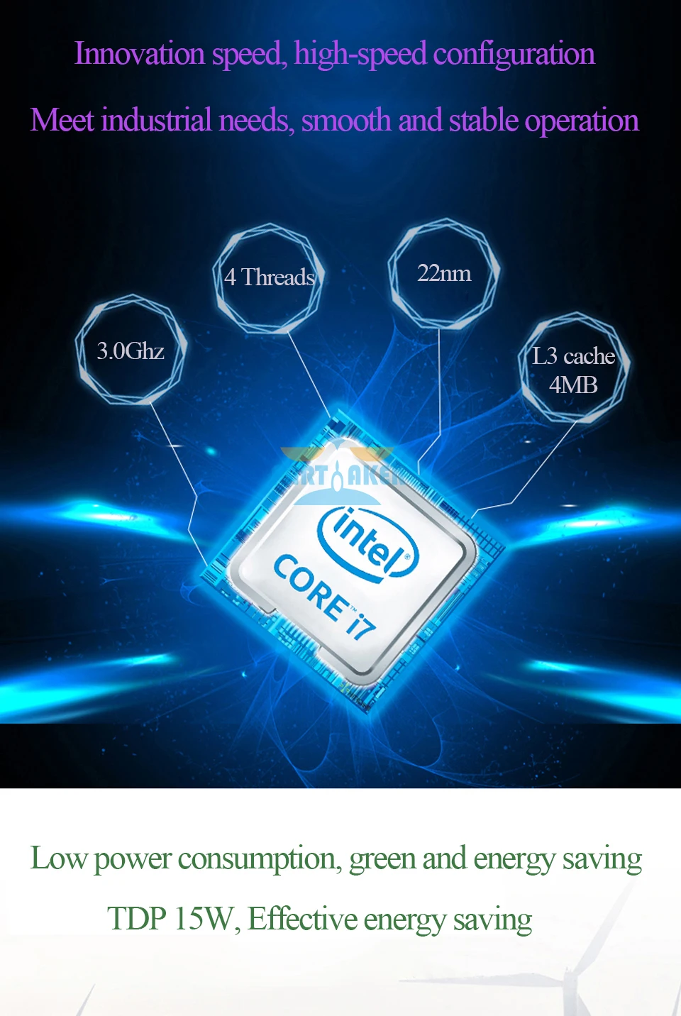2 COM промышленный Прочный Мини ПК сервер с процессором Intel Core i3 4010u 5005u i5 4200u i7 4500u 4* USB3.0 Wifi 300M