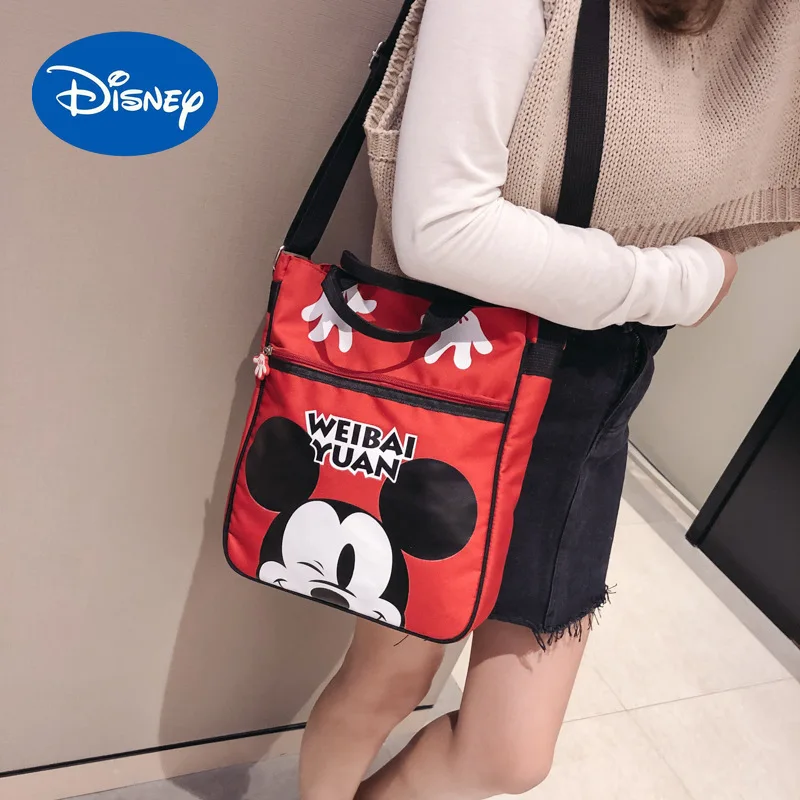 Disney 2021 children one-shoulder messenger bag cute cartoon printing boys and girls bag elementary school handbag tutoring bag