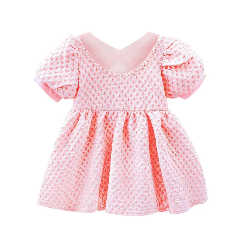 

2021 Kids Bow Dresses for Girls Tutu Dress Children Dance Clothing Toddler Girl Summer Dress for Wedding and Flower Girl Dresses