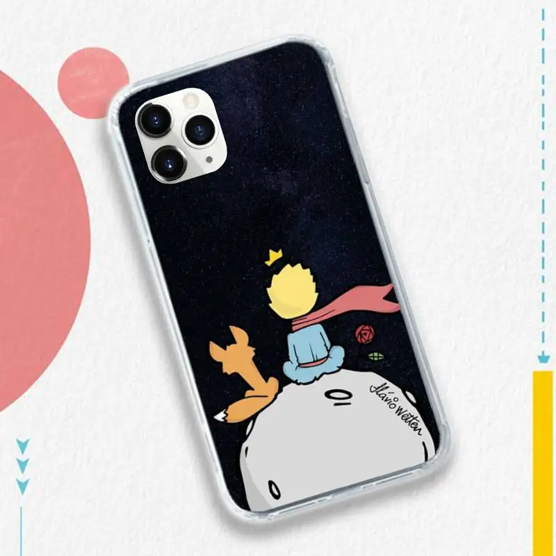 

Lovely The Little Prince high quality Phone Case Transparent soft For iphone 5 5s 5c se 6 6s 7 8 11 12 plus mini x xs xr pro max