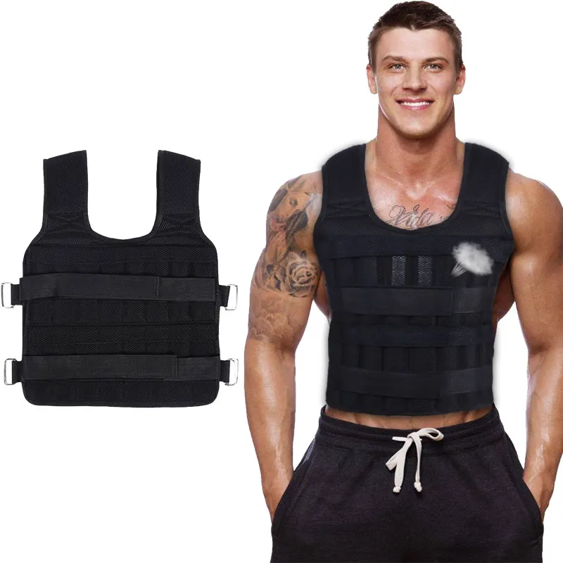 Спортивный мужской жилет с максимальной нагрузкой 30 кг регулируемый строп для