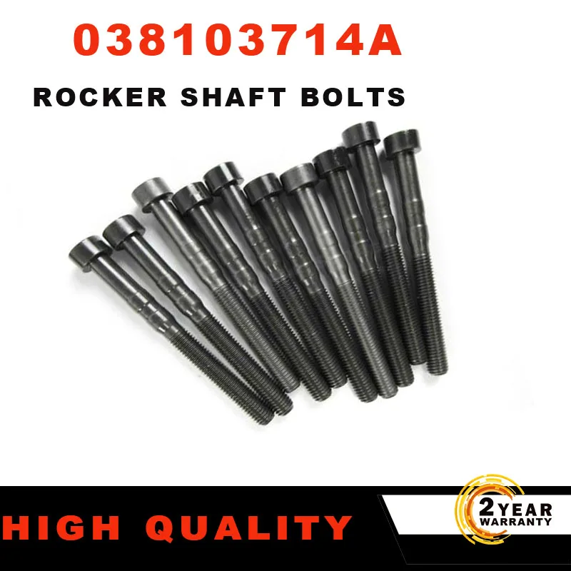 

038103714A ROCKER SHAFT BOLTS FOR VW AUDI SEAT SKODA 2.0 TDi SET OF x10 M8