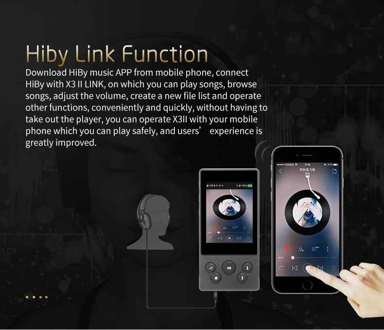 Xduoo X3II X3 II DSD128 Hiby Mp3 плеер без потерь AK4490 Портативный HIFI Mp3 музыкальный Bluetooth усилитель плеер Поддержка Apt-X WAV/FLAC