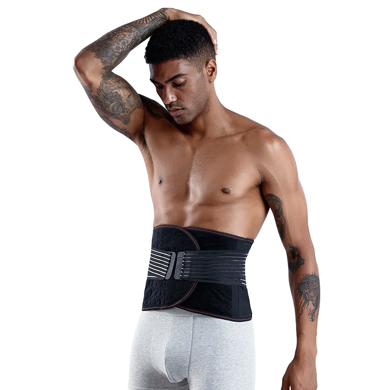 Men's Waist Trainer Trimmer Belt Abdominal Sweat Wrap Training for Weight Loss Fitness  Adjustable Slimming Body Shaper