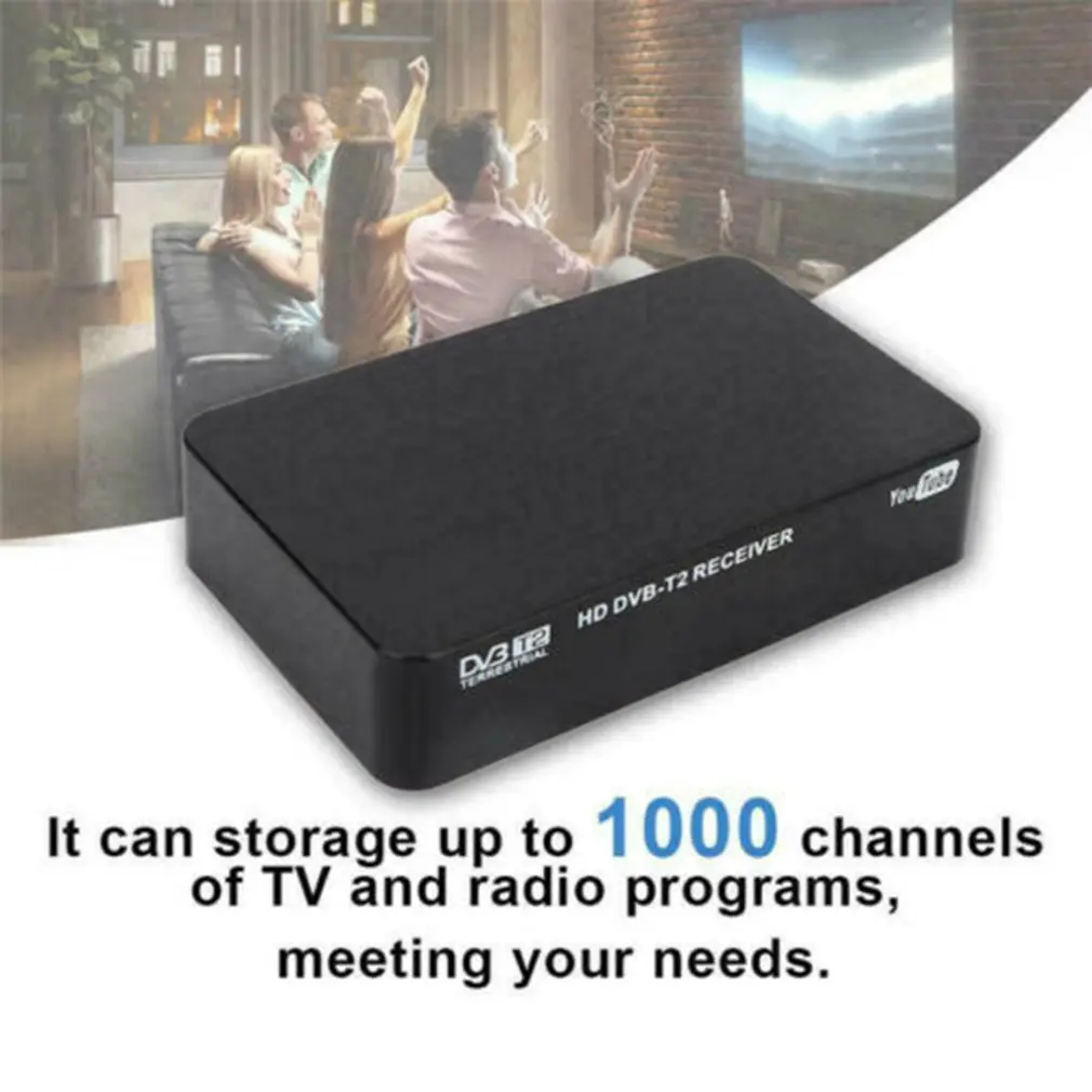 Full HD 1080P Mini Digital Video Smart K2 STB MPEG4 DVB T2 приемник TV Box + пульт дистанционного управления Set