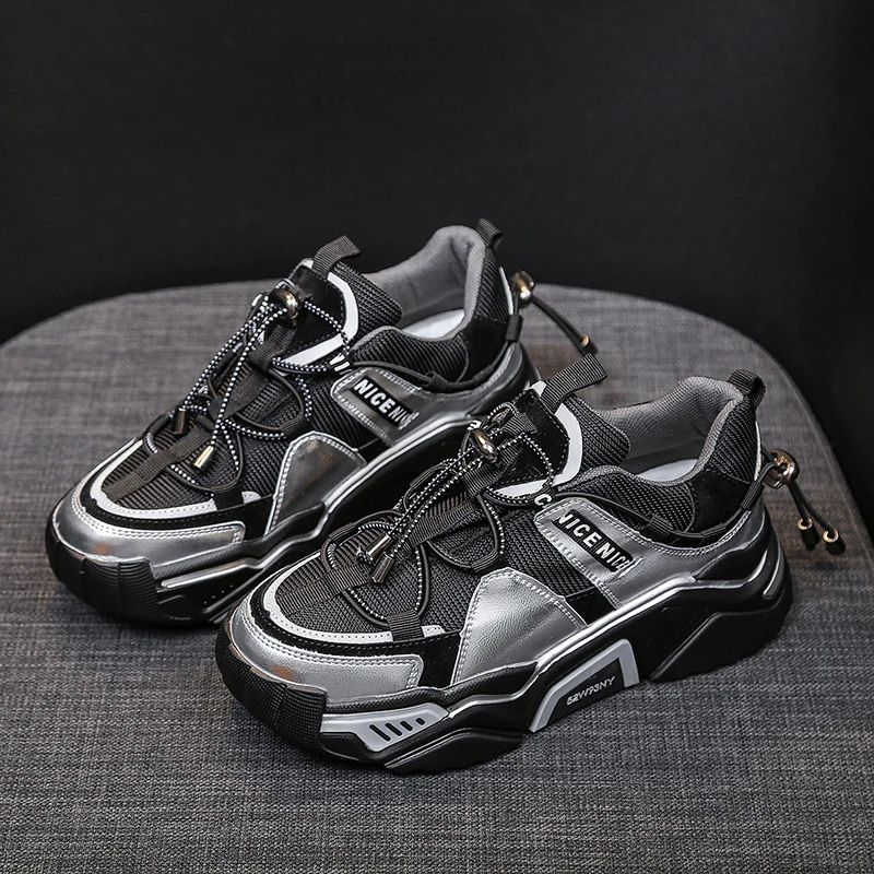 Женские кроссовки на массивной платформе спортивная обувь для бега женская