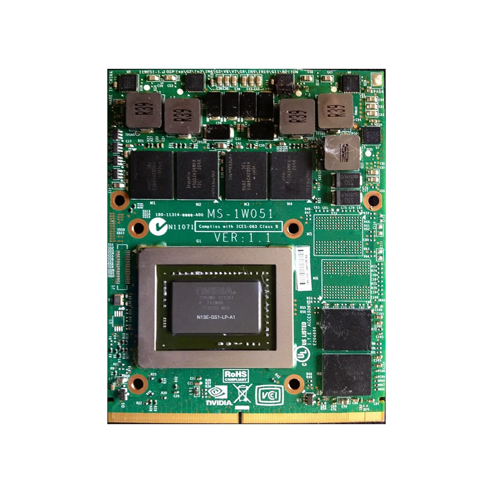 GTX670M GTX 670M MS-1W051 N13E-GS1-LP-A1 GDDR5 1 5 гб MXM с X-кронштейн для MSI GT60 GT70 1762 ноутбук