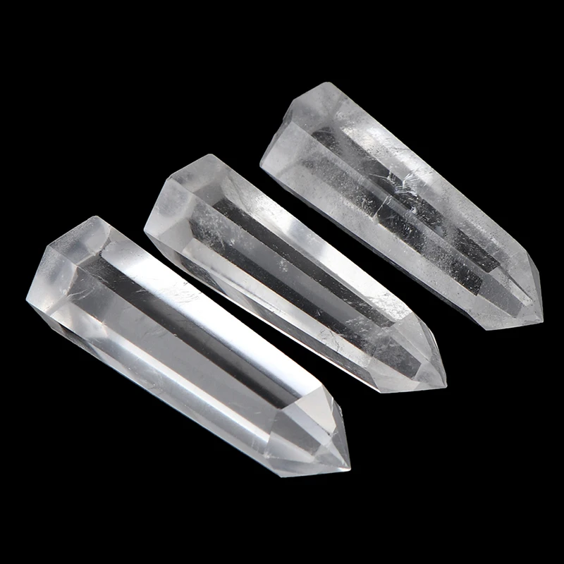 1Pcs Clear Quartz Crystal Point Natural Wand Specimen Reiki Healing Stone | Дом и сад