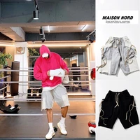 2021 summer fitness sports new beggar pants casual five point running training large size loose basketball pants