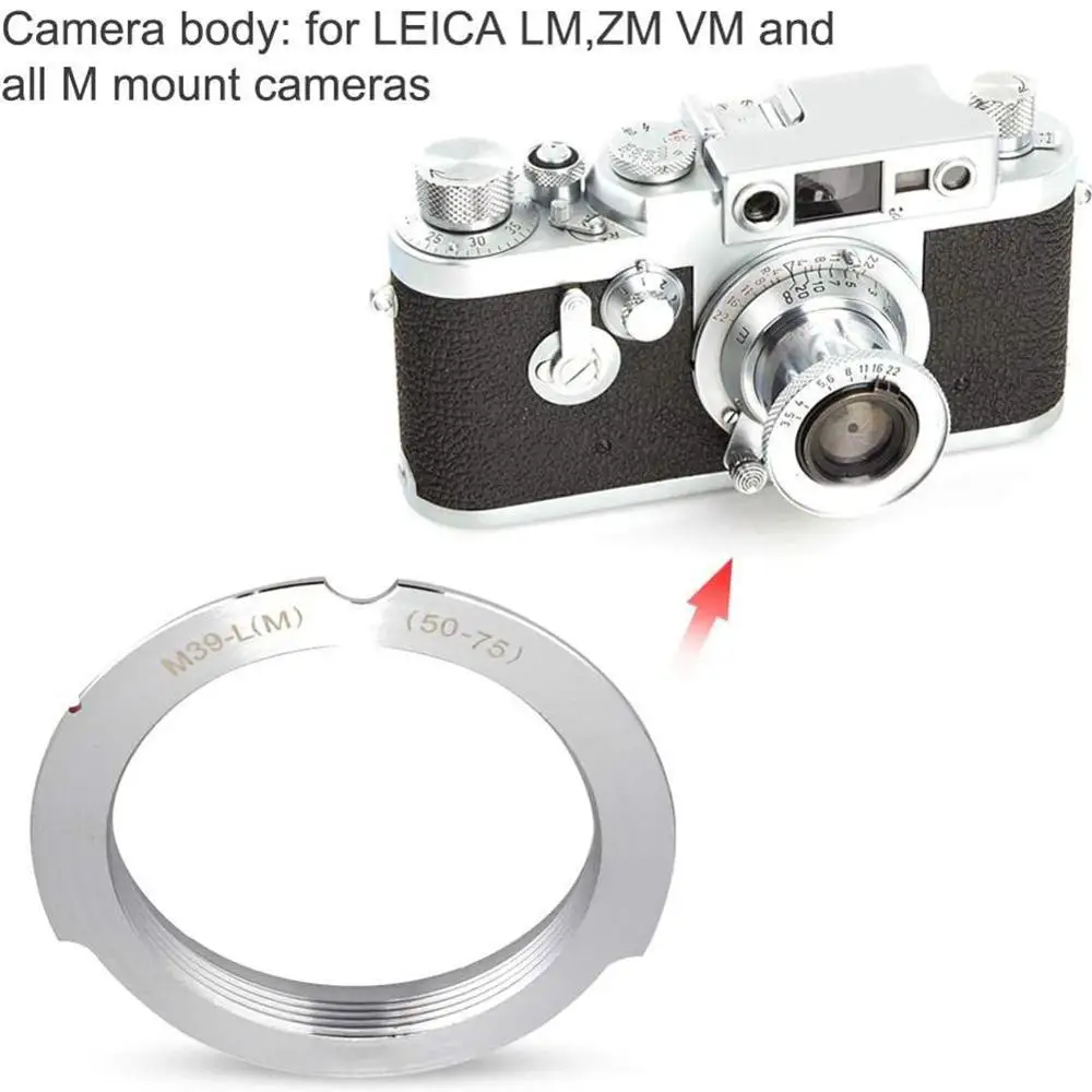 Адаптер камеры для M39 винтовое крепление LSM LTM L39 объектив алюминиевый объектива