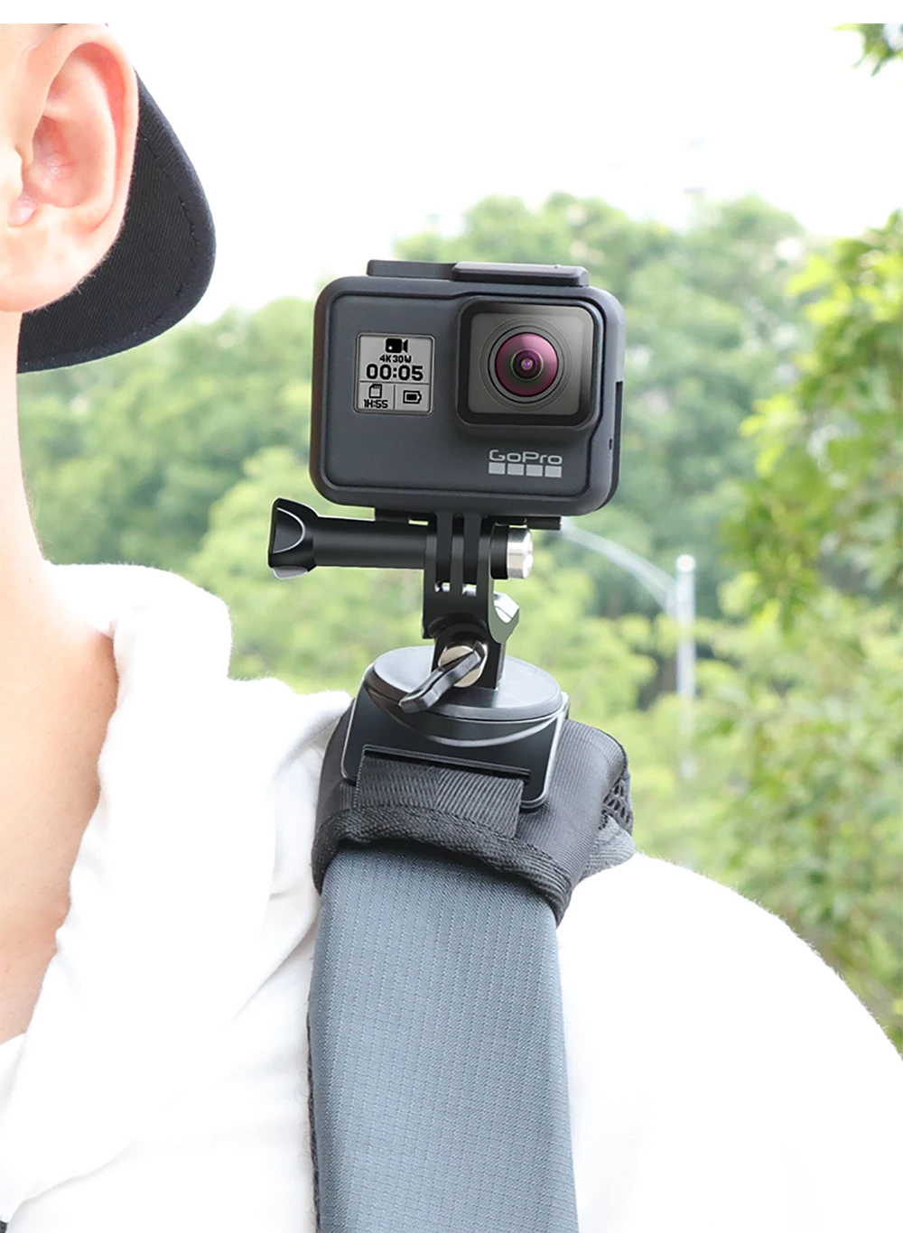 Обновление 360 градусов вращения Сумка зажим для DJI OSMO/Gopro8/Sjcam Quick Release держатель рюкзака адаптер кронштейн аксессуары