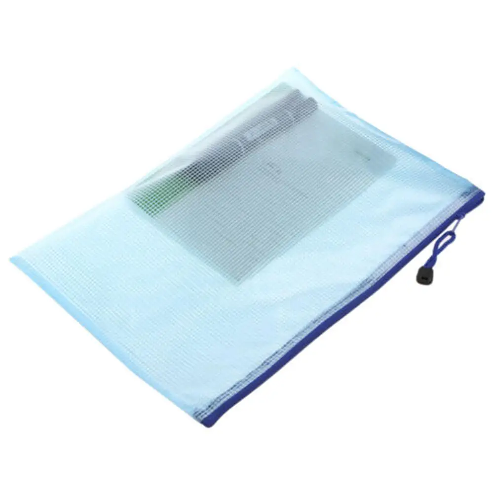

Document Bag A4 Zipper File Pocket Storage Office School Supply Waterproof Case