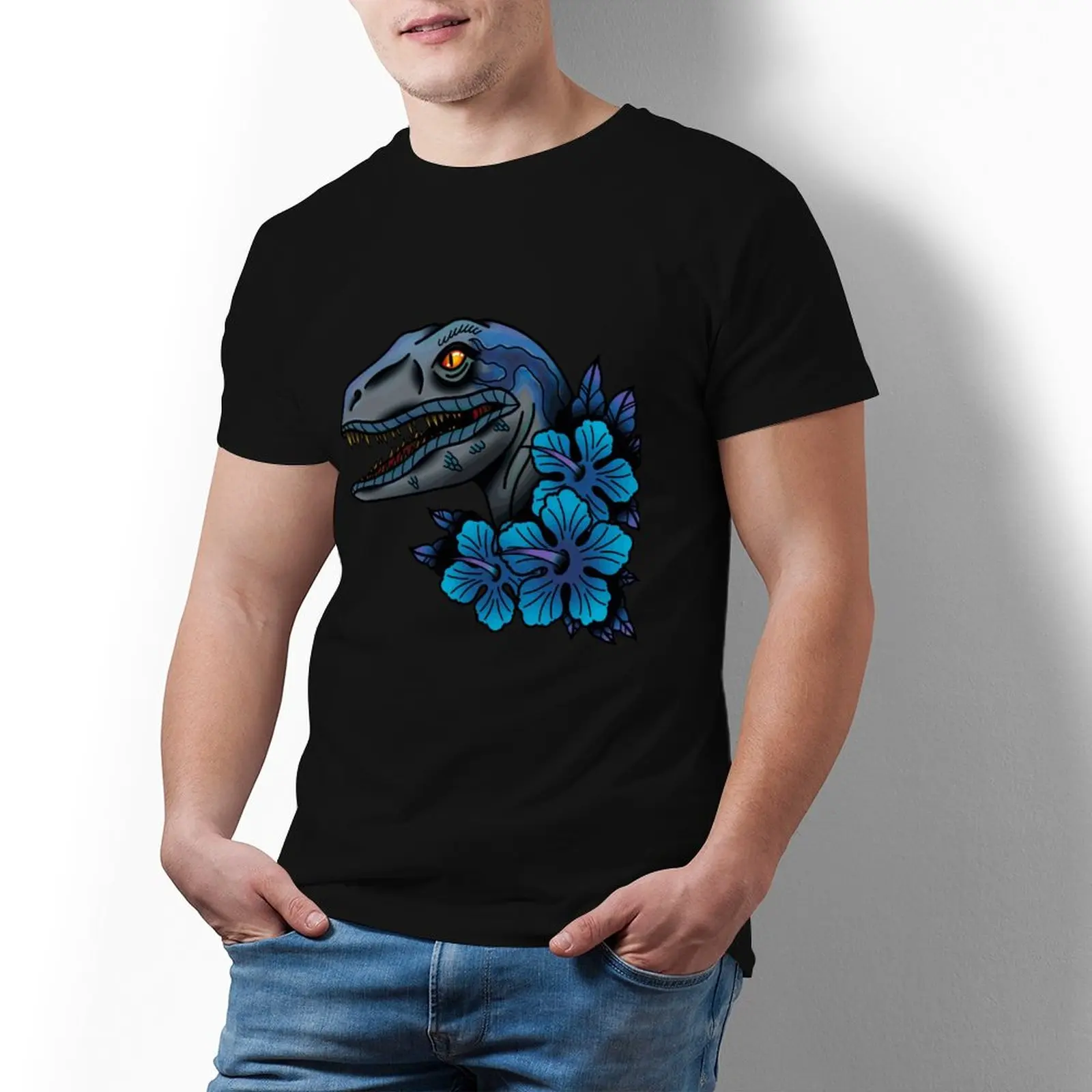 

Jurassic World T Shirt Cute Cotton Classic T-Shirt Short Sleeves Print Tshirt 5xl Man