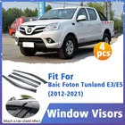 Защитный козырек для окна для Baic Foton Tunland E3 E5 2012-2022, защитный козырек для навеса, защита от солнца, дождя, аксессуары