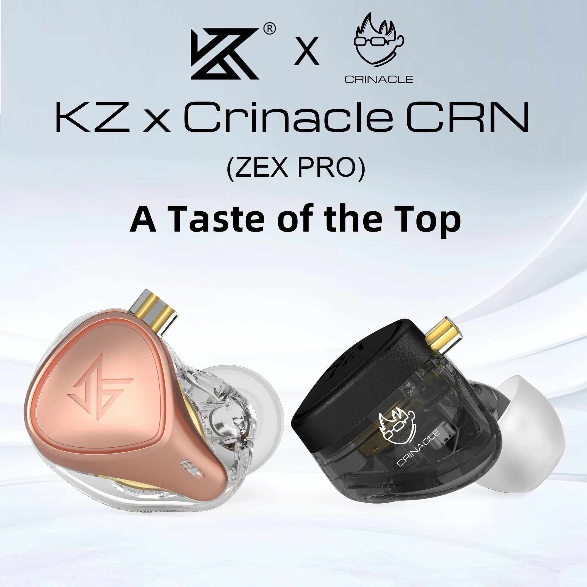

Внутриканальные наушники KZ x Crinacle CRN(ZEX Pro), гарнитура HIFI, Электростатическая технология Hybird, проводные наушники с шумоподавлением, спортивны...