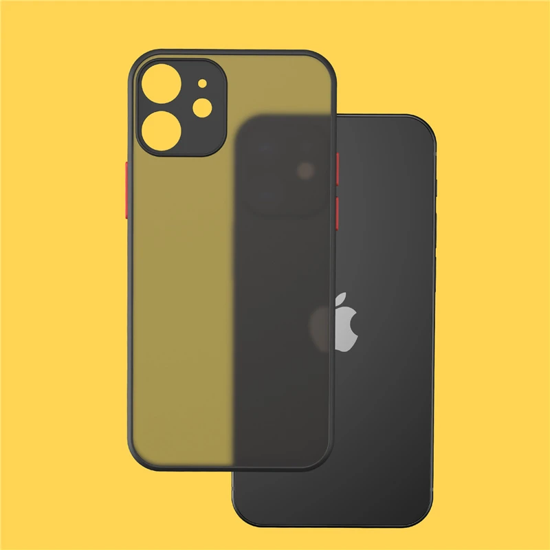 Frosted Matte Transparent Case For Apple iPhone 13 12 11 Pro Max 7 8 Plus XR X XS Max 13 12 Mini SE 2020 Shockproof Bumper Cover