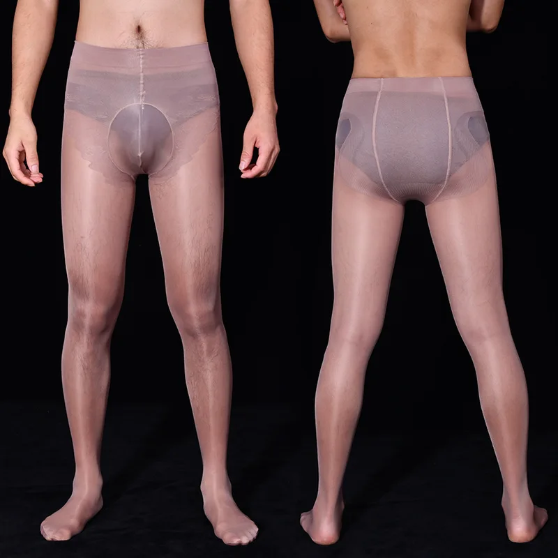 Колготки мужские в наборе (3 шт.) JJ размера плюс нейлон + спандекс цвет