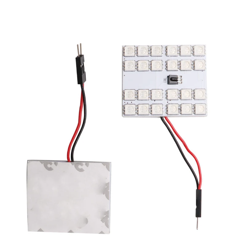 T10 RGB 5050 24SMD Автомобильный светодиодный пульт дистанционного управления Rgb