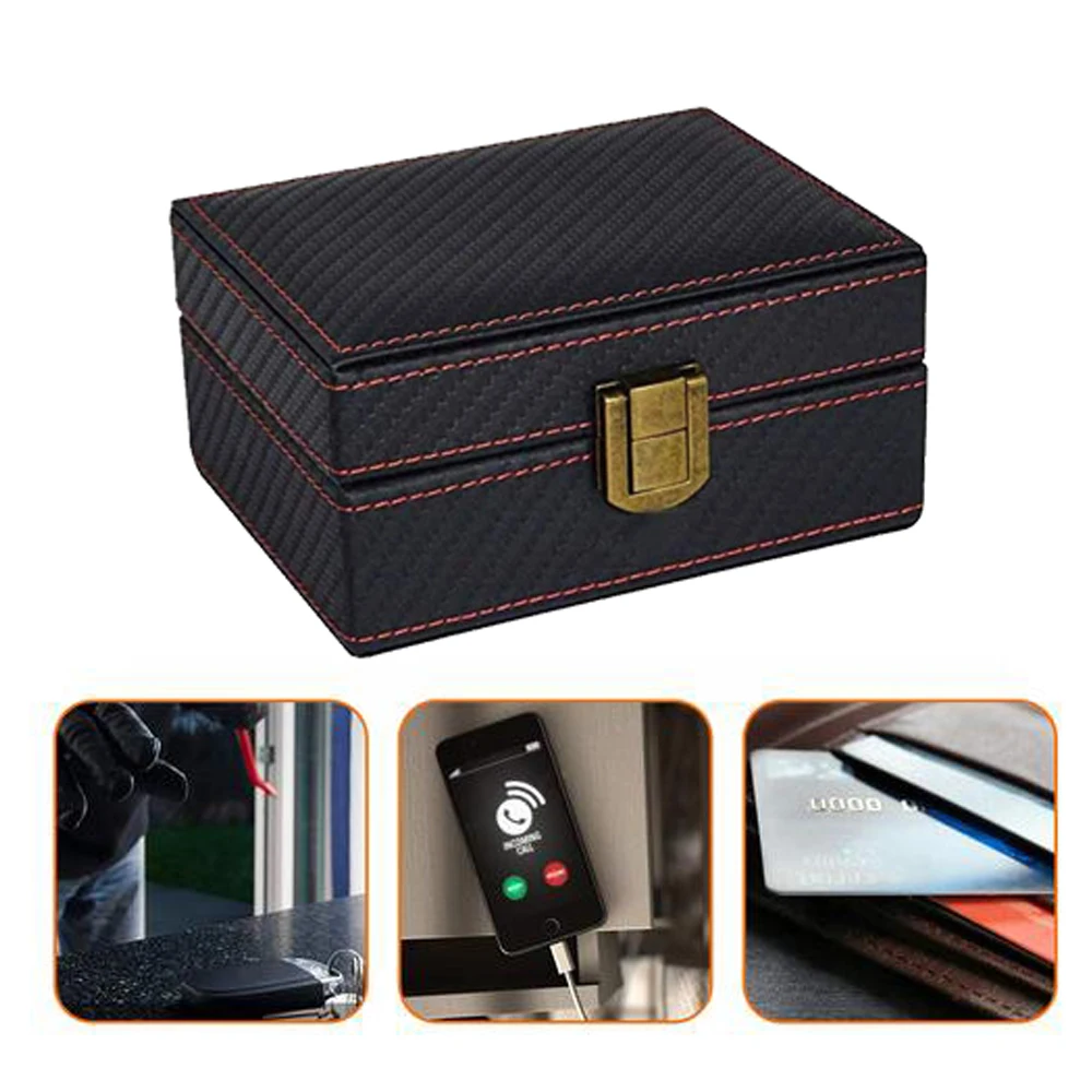 Защита от кражи Faraday Box автомобильный блокировщик сигнала без ключей RFID защитный