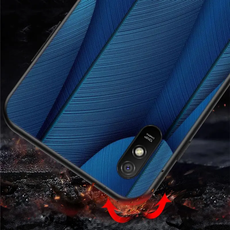 

Leaf feather fashion For Xiaomi Redmi 9 9C 9A 9I 9T 10X 8A 8 7A 7 6A 6 5 S2 Y3 Y2 K30 Ultra K20 Pro Black Phone Case