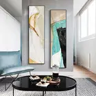 Современная Абстрактная Золотая фольга большого размера, холст, Постер и печать, Скандинавская Настенная картина для гостиной, домашний декор