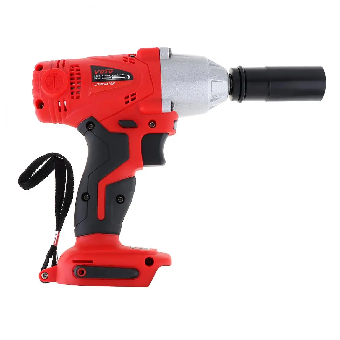 

68V Brushless Electric Impact Wrench Cordless Rechargeable 7800Ah Lithium Battery Car Socket Electric Impact Drill + box