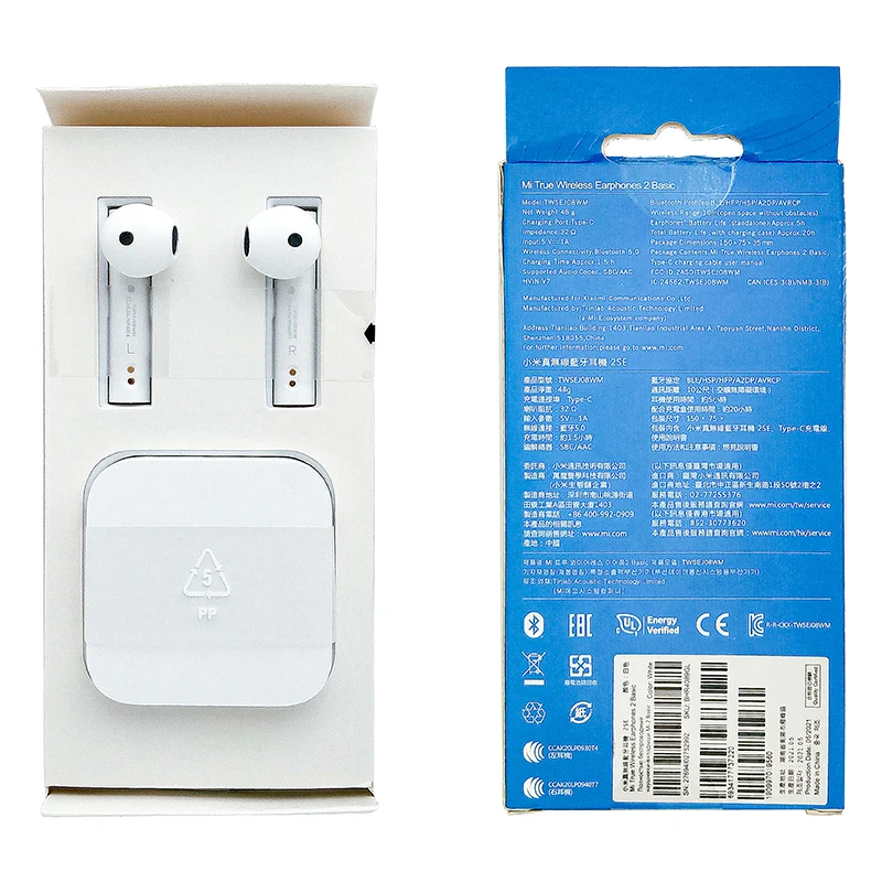 Глобальная версия Air 2 SE xiaomi Беспроводная bluetooth-гарнитура Mi True Bluetooth-наушники 20