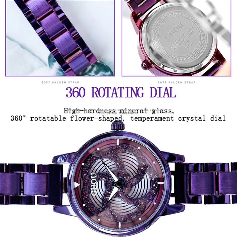 

Ladies Watches Women Creative Steel Quartz Wristwatches For Woman Luxury Brand Waterproof Elegant Female Clock Wrist Watch Women