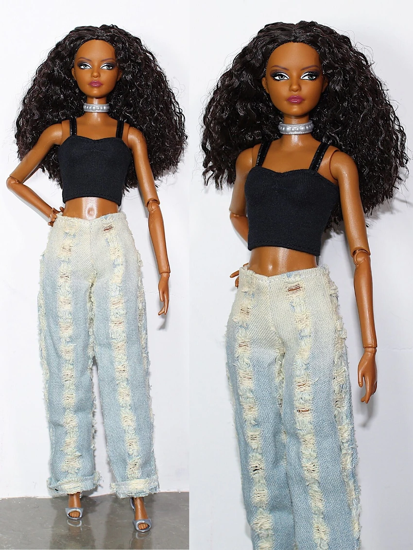 Оригинальный модный комплект одежды/рубашка штаны топ юбка платье наряд одежда