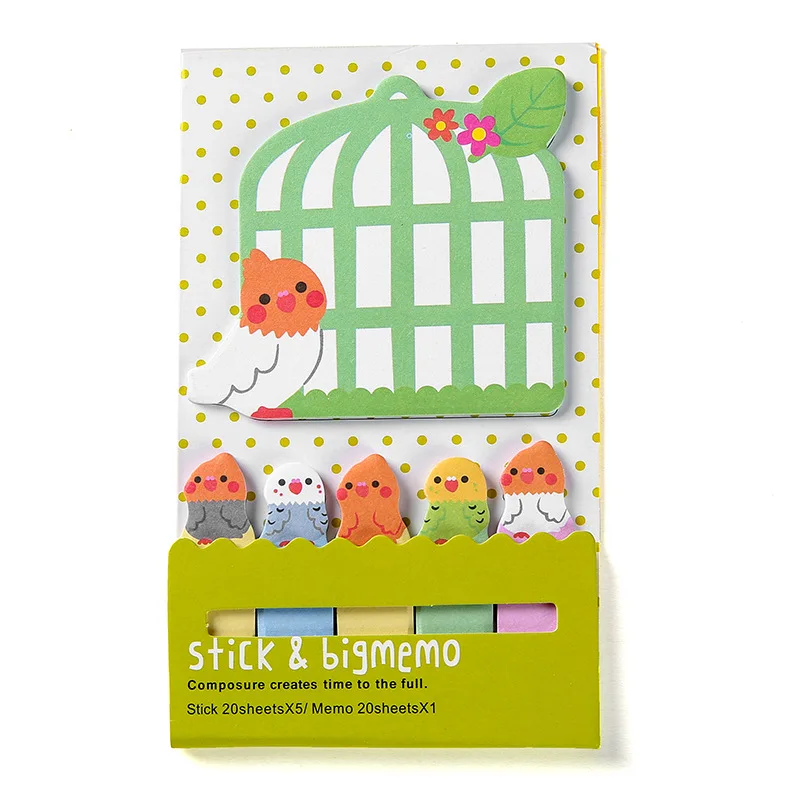 1Set Memo Pads Sticky Notes Kawaii Multifunction Paper Notepad diary Scrapbooking Stickers Office School stationery Notepads |